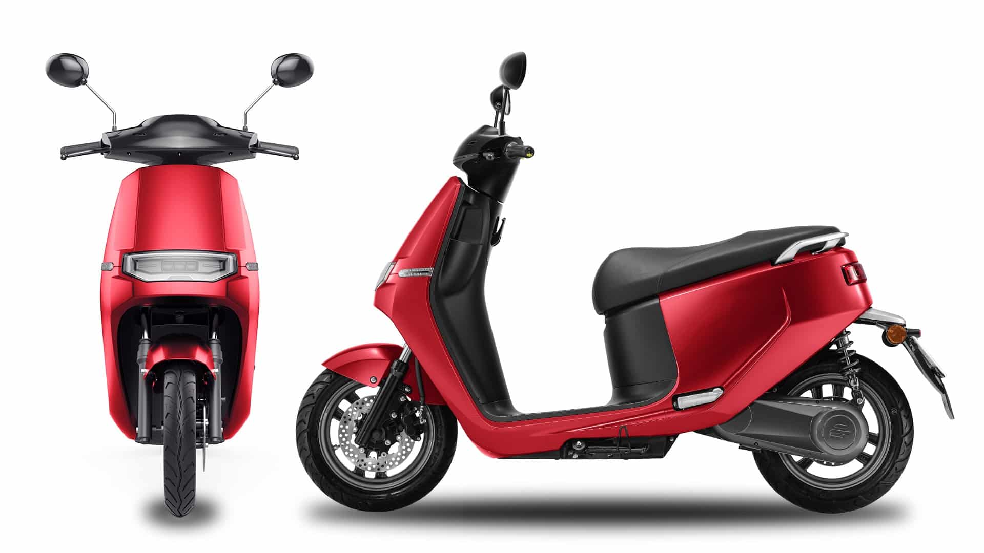El scooter Ecooter E2 rød