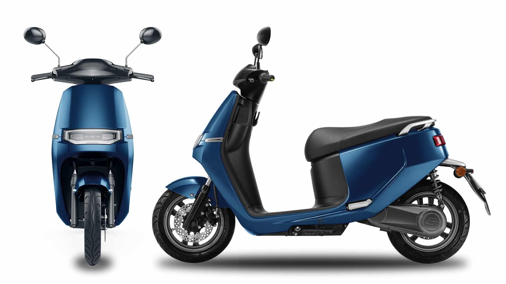 El scooter Ecooter E2 blå