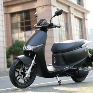 Ecooter E3 elektrisk scooter i sort produktfoto